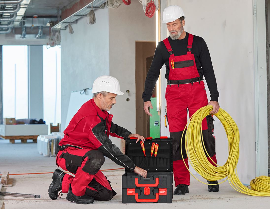 Work Jackets: Work jacket e.s.image + red/black 3