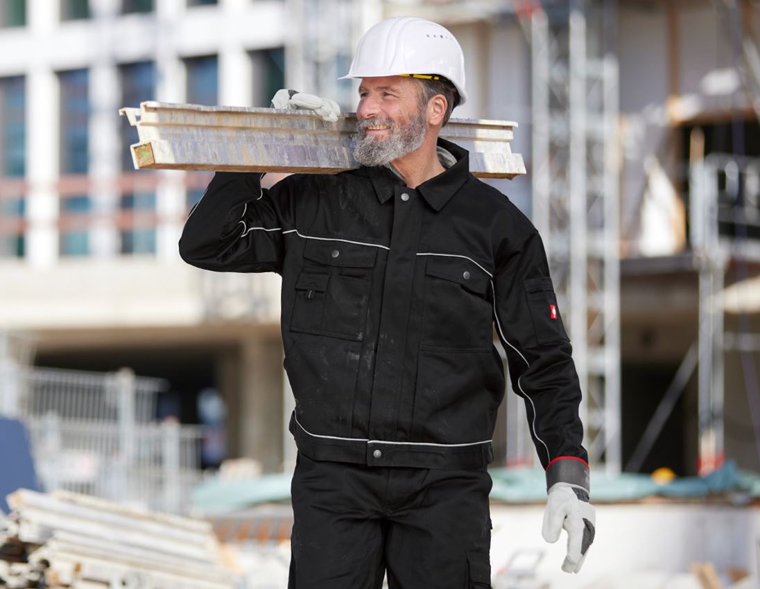 Vestes de travail: Veste de travail e.s.classic + noir