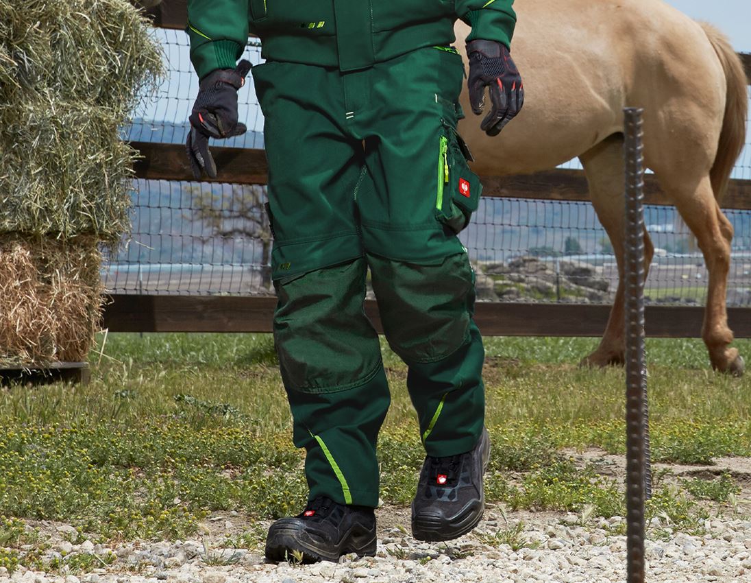 Trousers: Trousers e.s.motion 2020, children's + green/seagreen
