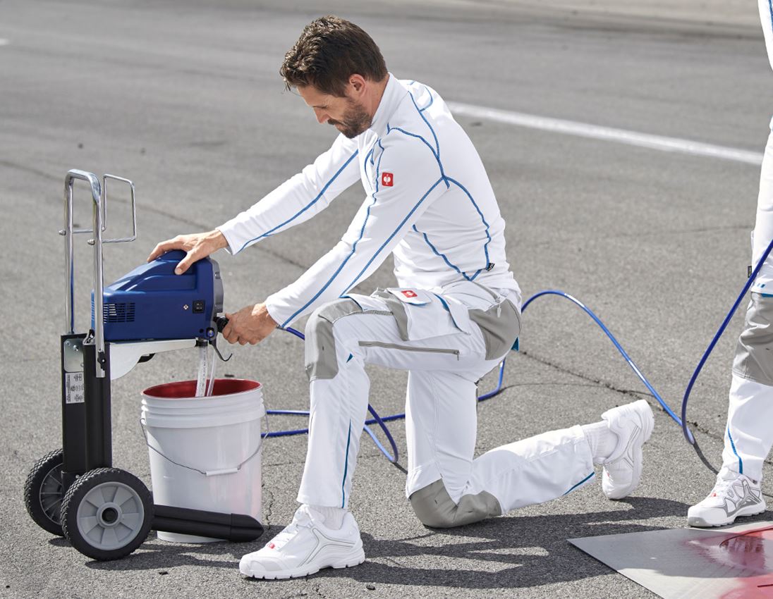 Work Trousers: Trousers e.s.motion 2020 + white/gentianblue 3