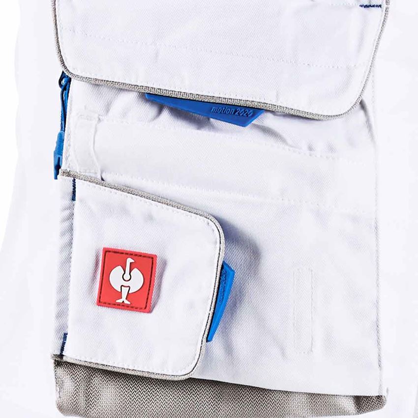 Hosen: Bundhose e.s.motion 2020 Winter, Herren + weiß/enzianblau 2