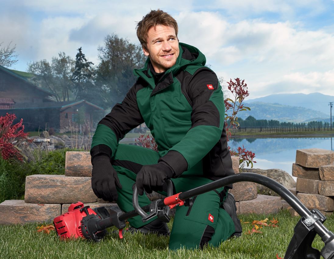 Work Trousers: Winter trousers e.s.vision + green/black 2