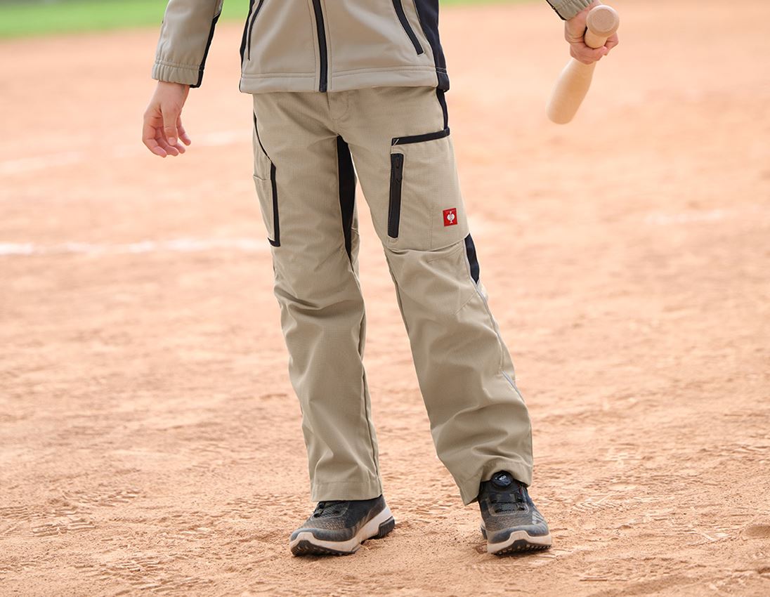 Trousers: Winter trousers e.s.vision, children's + clay/black