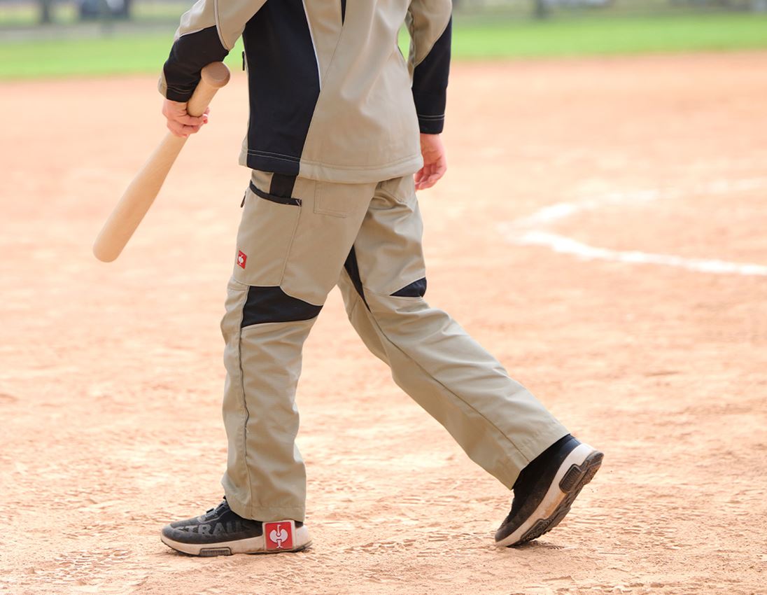 Trousers: Winter trousers e.s.vision, children's + clay/black 1