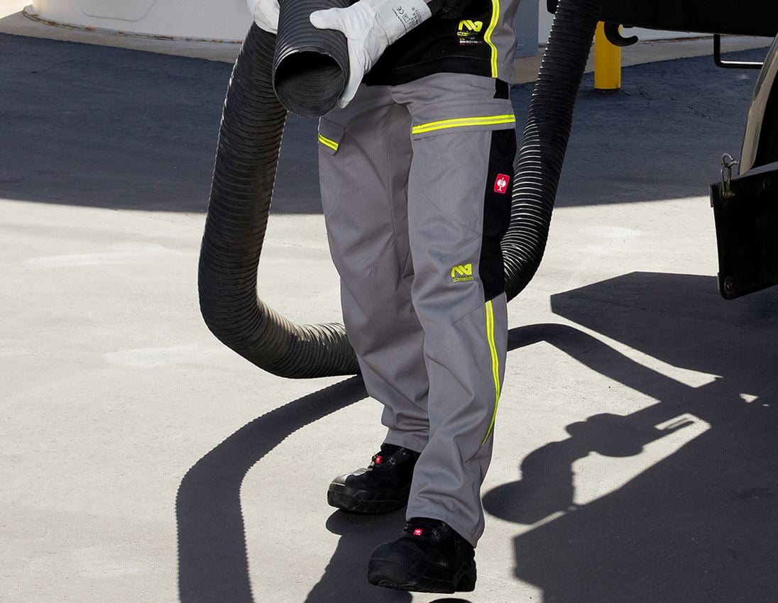 Pantalons de travail: Pantalon à taille élastique e.s.vision multinorm* + gris/noir