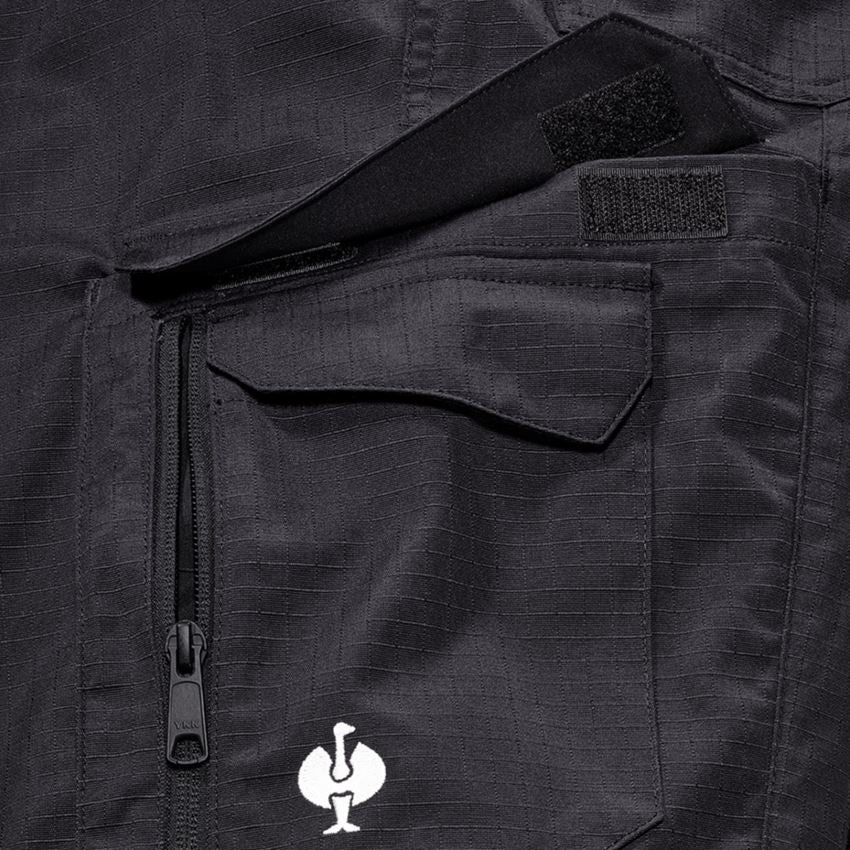 Pantalons de travail: Pantalon à taille élastique e.s.concrete solid + noir 2