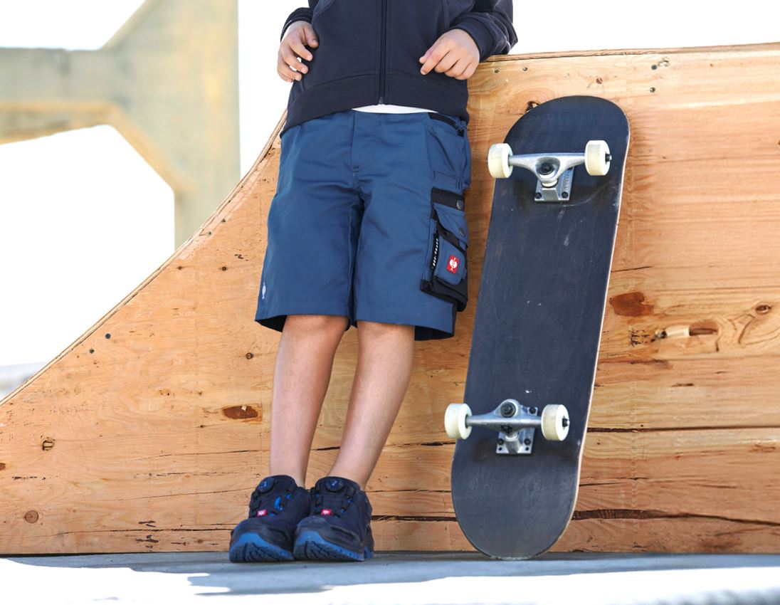 Bekleidung: SET: Kinder Bundhose + Short e.s.motion + kobalt/pazifik