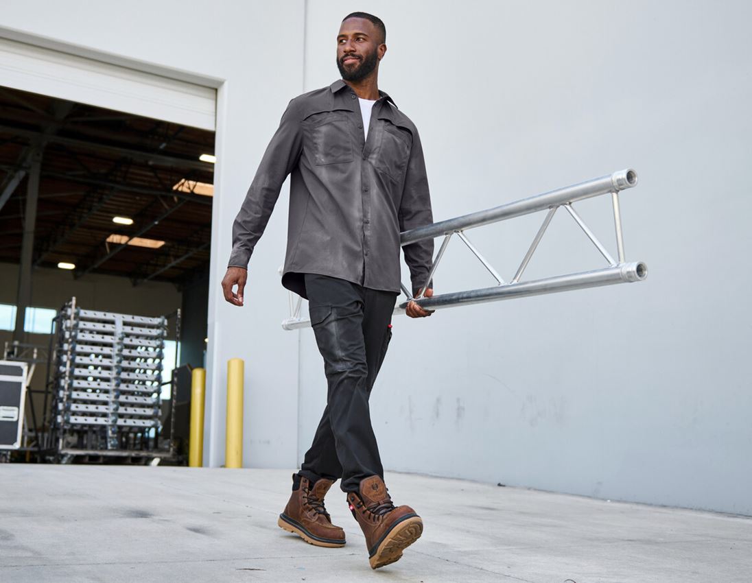 Work Trousers: Trousers e.s.t:aktik light ripstop + black 1