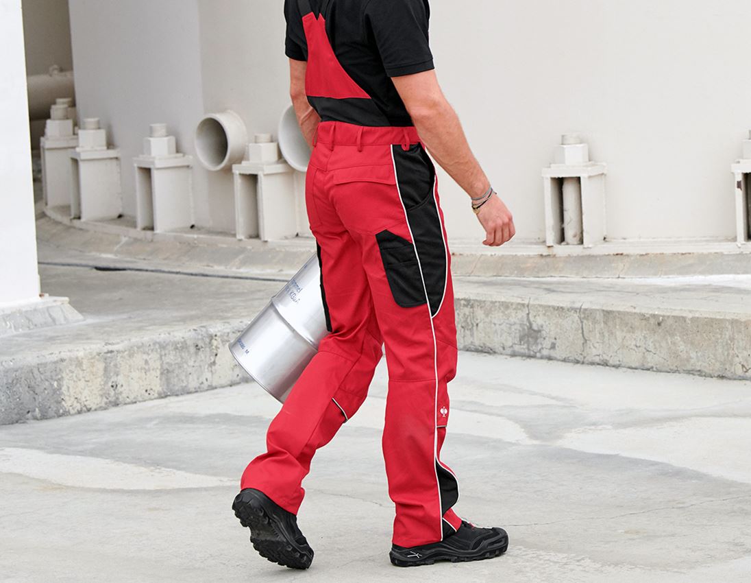 Themen: Latzhose e.s.active + rot/schwarz 1