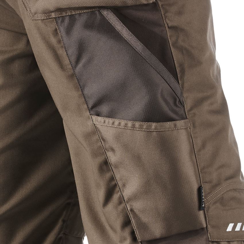 Work Trousers: Bib & brace e.s.motion + hazelnut/chestnut 2