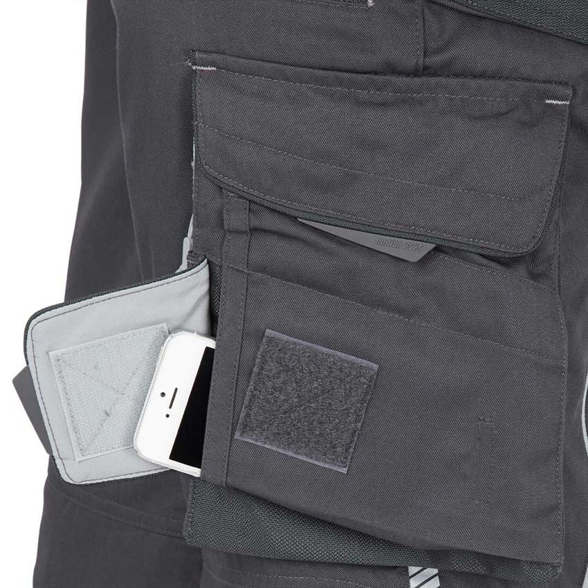 Work Trousers: Shorts e.s.motion 2020, ladies' + anthracite/platinum 2