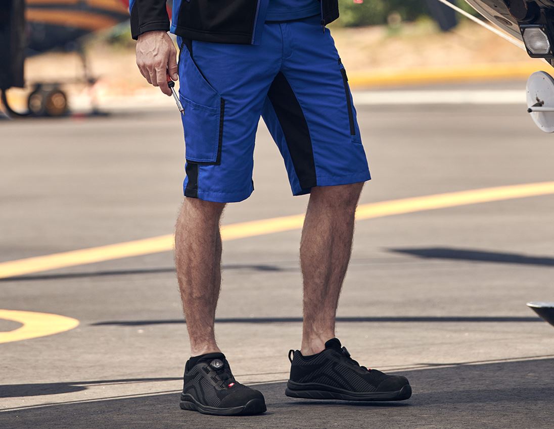 Thèmes: Short e.s.vision, hommes + bleu royal/noir