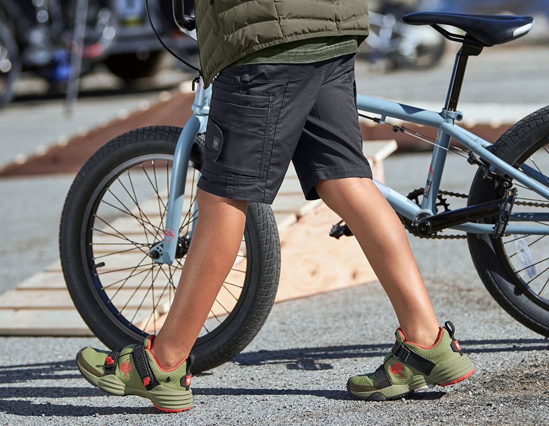 Shorts: Short e.s.motion ten, children's + oxidblack 2