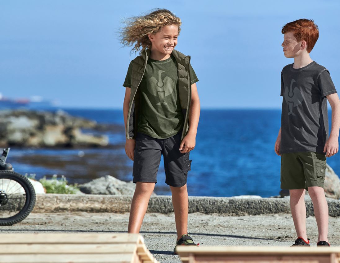 Shorts: Short e.s.motion ten, children's + oxidblack 3