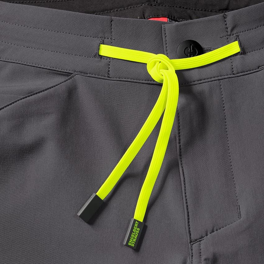 Hosen: Reflex Funktions Short e.s.ambition + anthrazit/warngelb 2