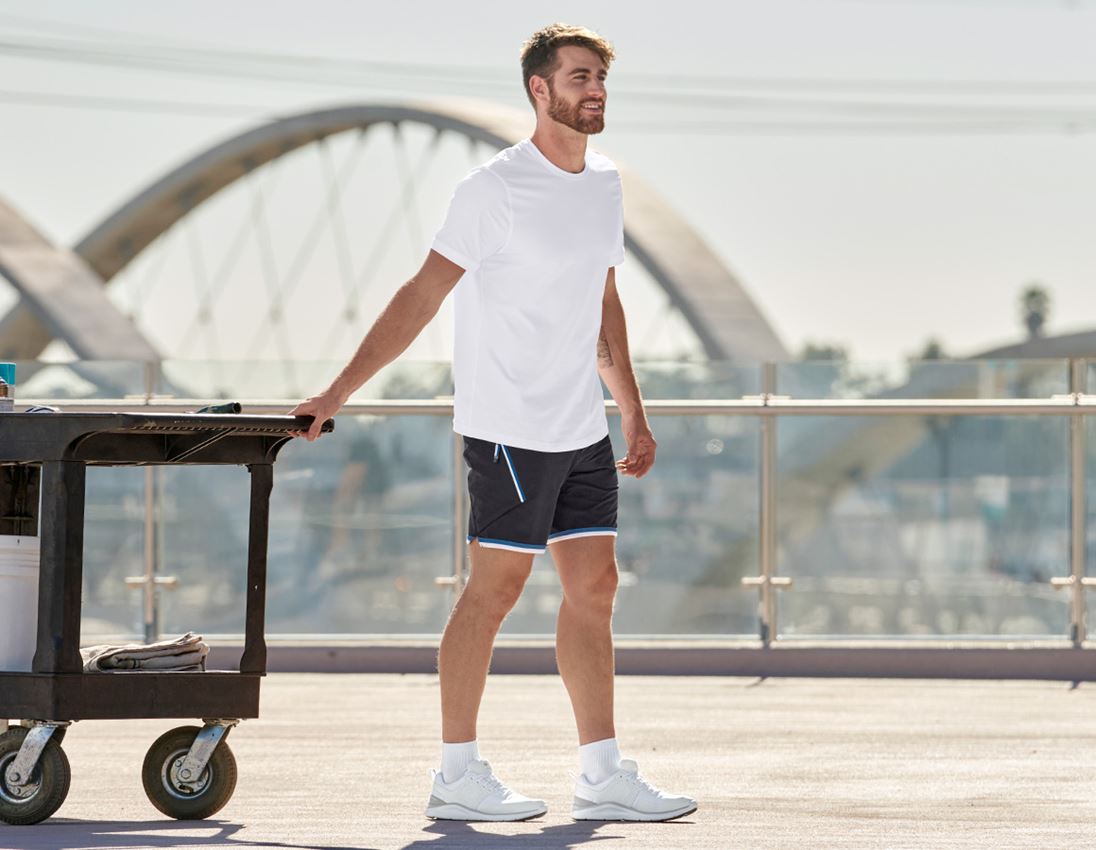 Hosen: Short e.s.ambition + graphit/enzianblau 2