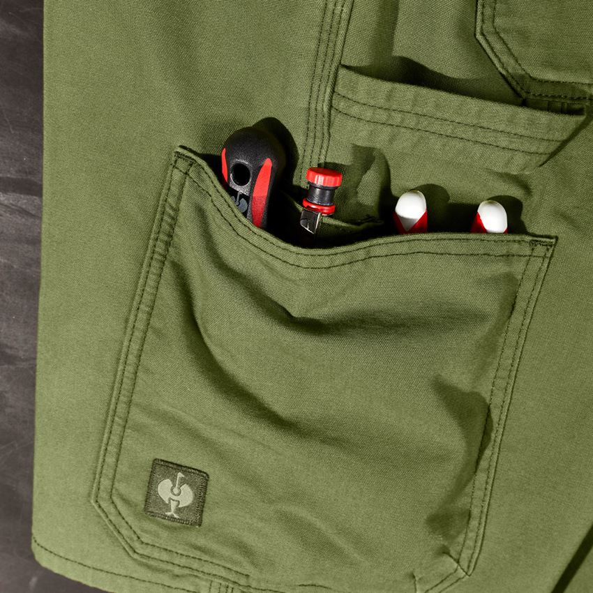 Hosen: Short e.s.iconic + berggrün 2