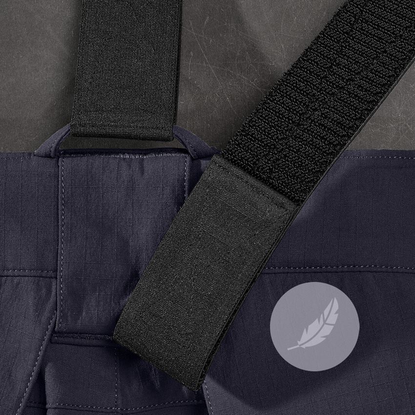 Pantalons de travail: Short e.s.t:aktik light ripstop + bleu nero 2