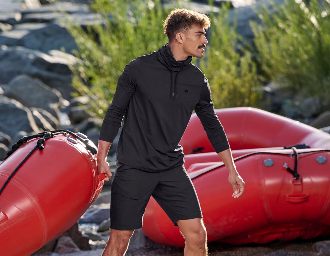 Pantalons de travail: Short de bain trekking e.s.trail + noir 2