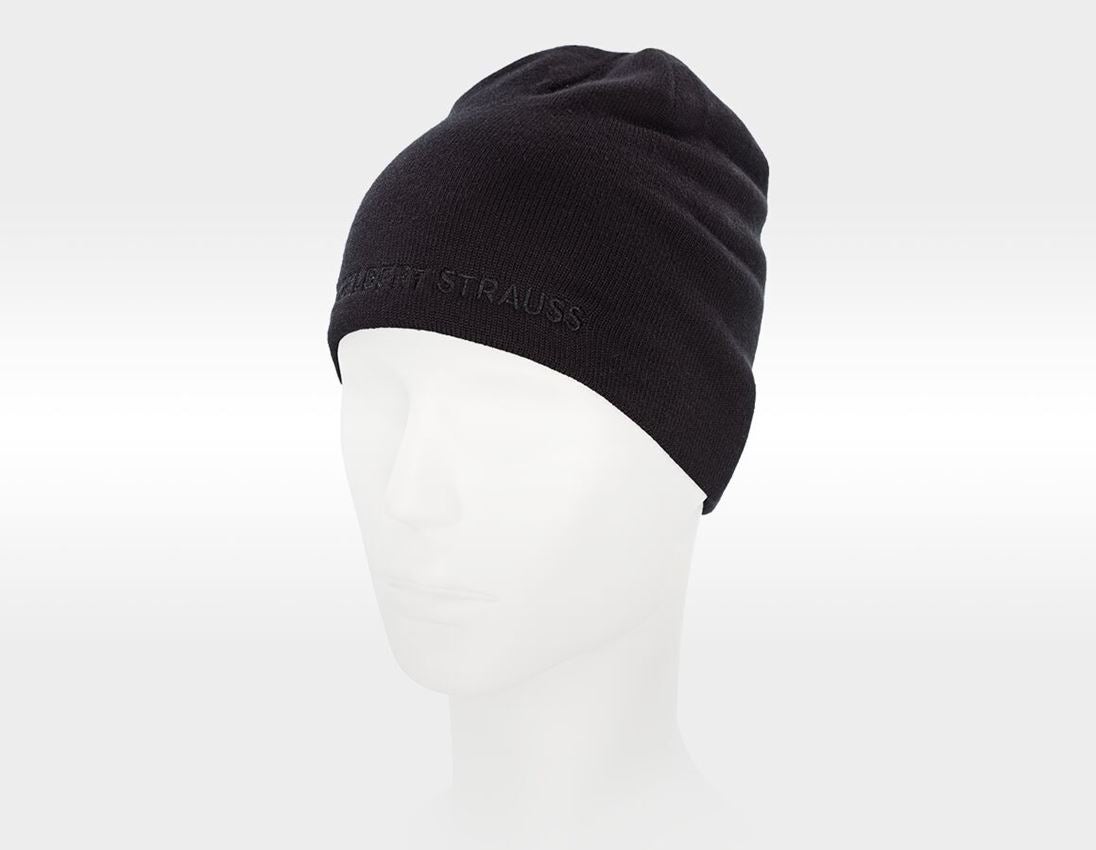 Accessories: Fine knit hat e.s.dynashield + black 3