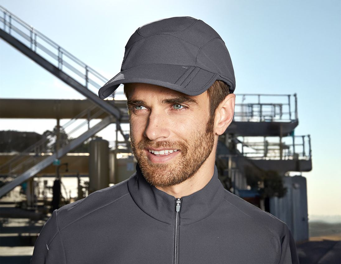 Accessoires: e.s Casquette fonctionell UV + anthracite/platine 2
