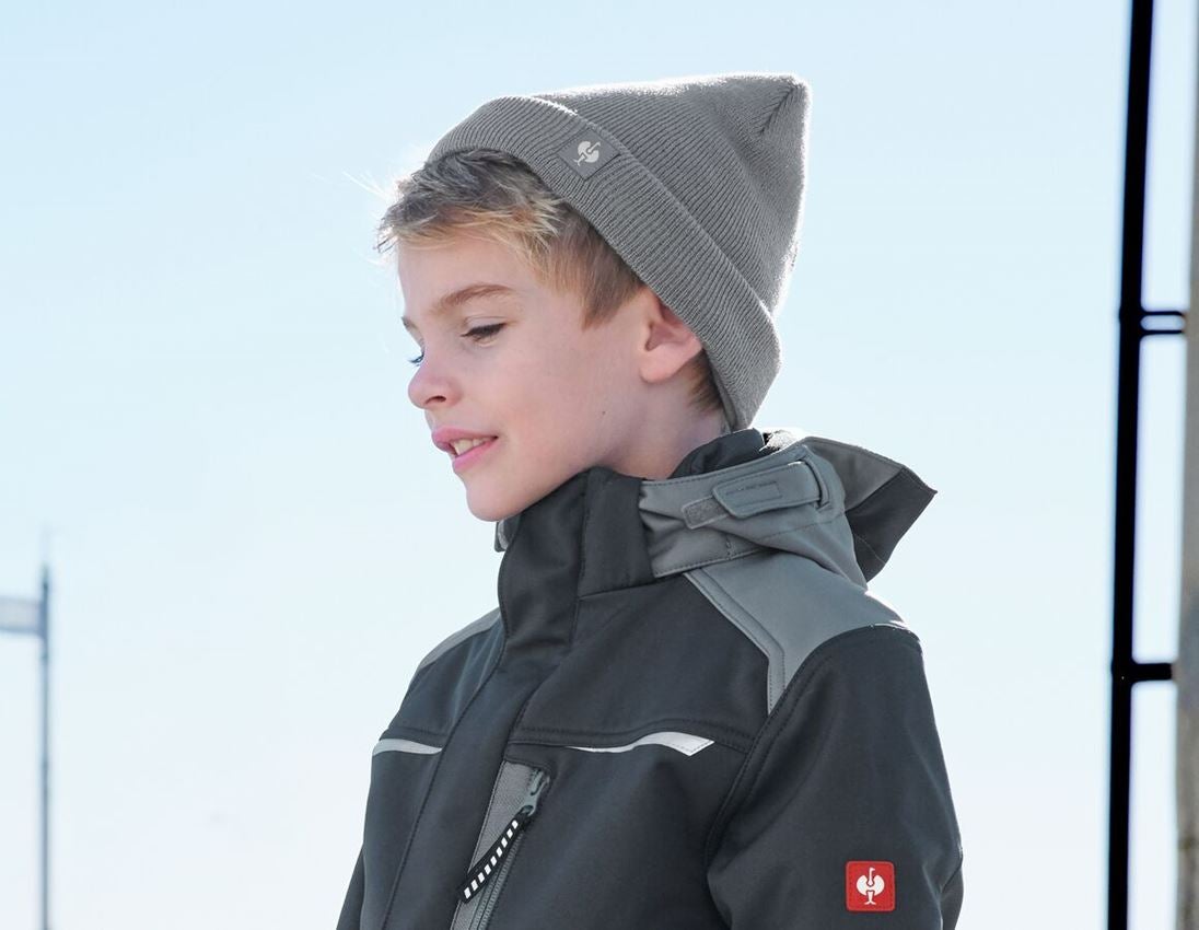 Accessories: Knitted cap e.s.motion ten,  children's + granite