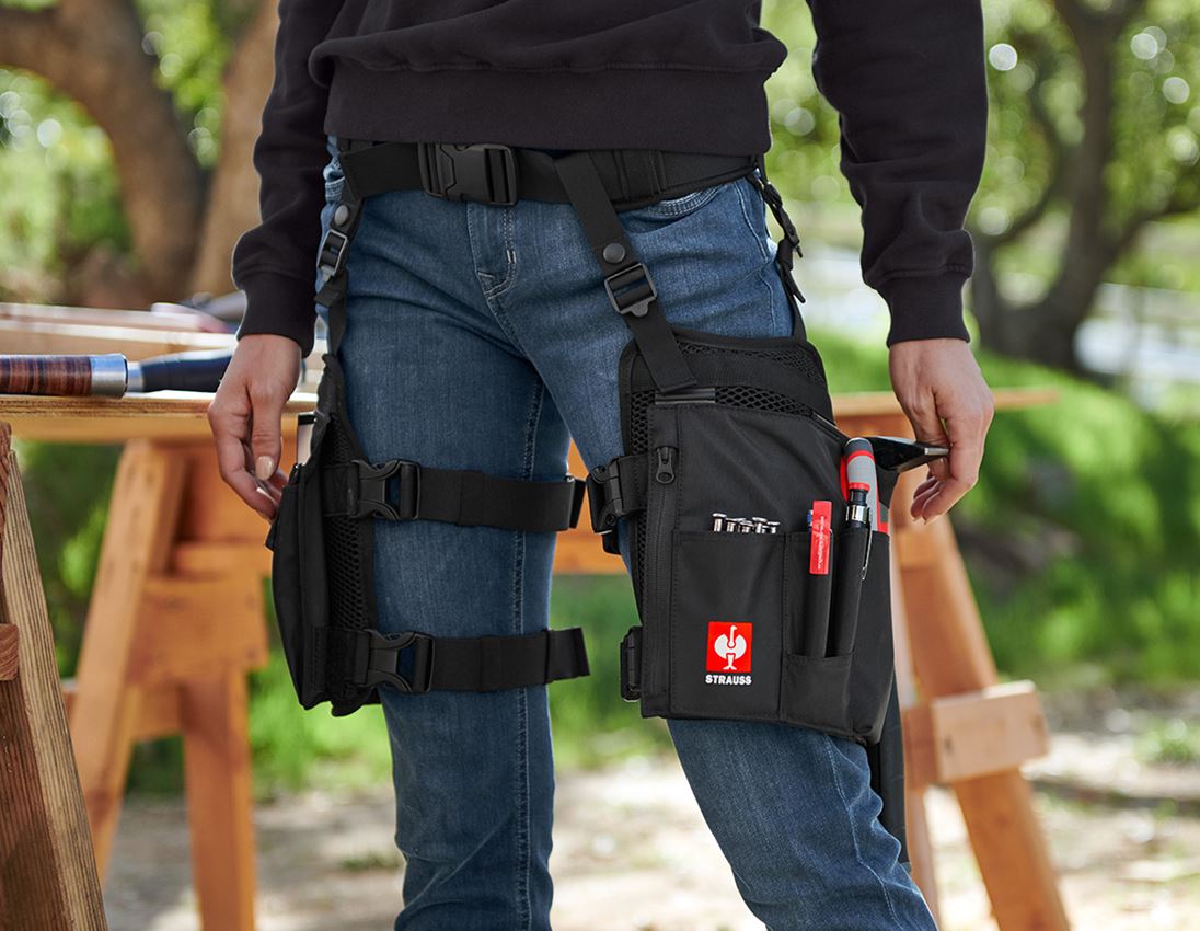 Accessoires: e.s. Gürtel Legpack + schwarz