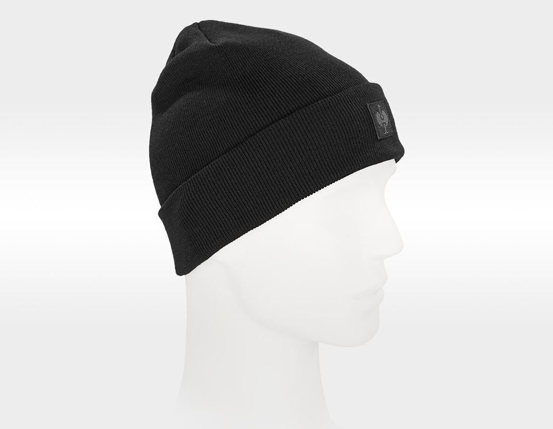 Accessoires: Strickmütze e.s.iconic + schwarz 4
