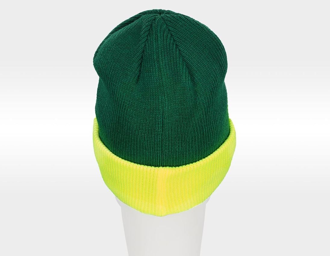 Accessories: Knitted hat e.s.motion 24/7 + green/high-vis yellow 5
