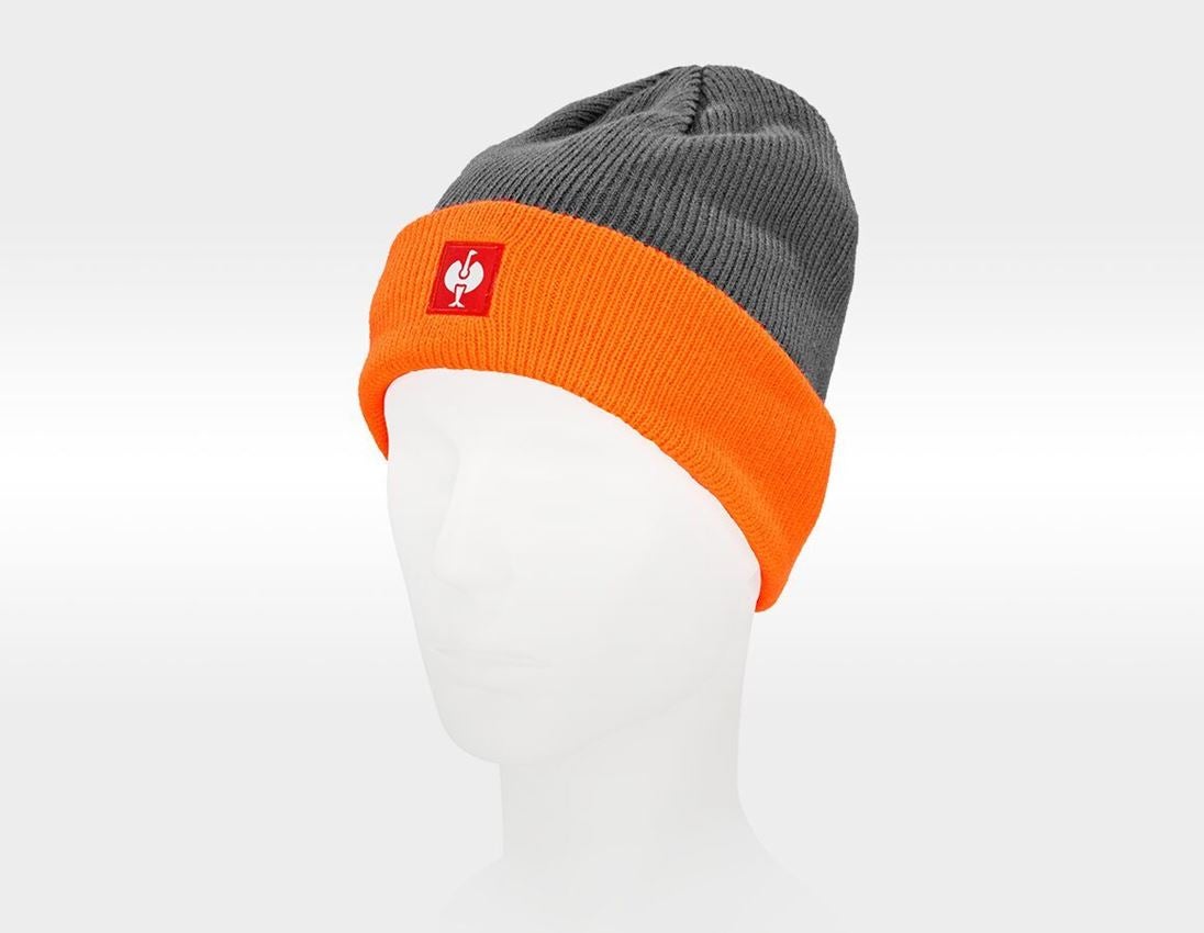 Accessories: Knitted hat e.s.motion 24/7 + anthracite/high-vis orange 4
