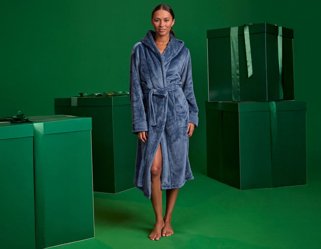 New Products: e.s. Bathrobe, ladies' + nordicblue