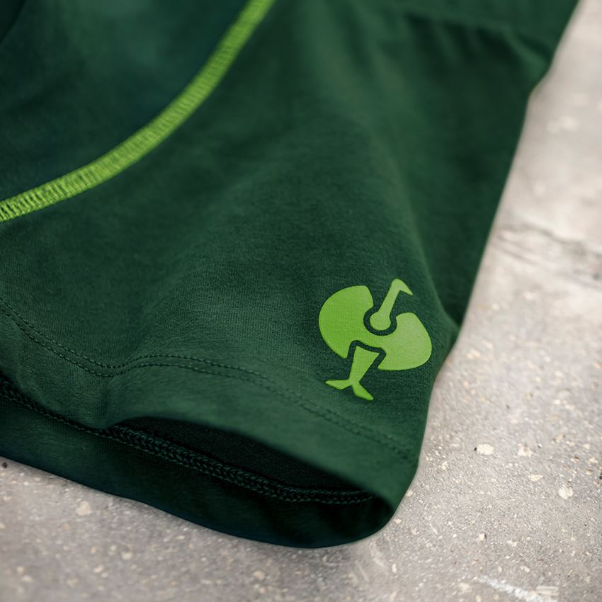 Underwear: e.s. Cotton stretch pants, pack of 2, children's + green/seagreen 2