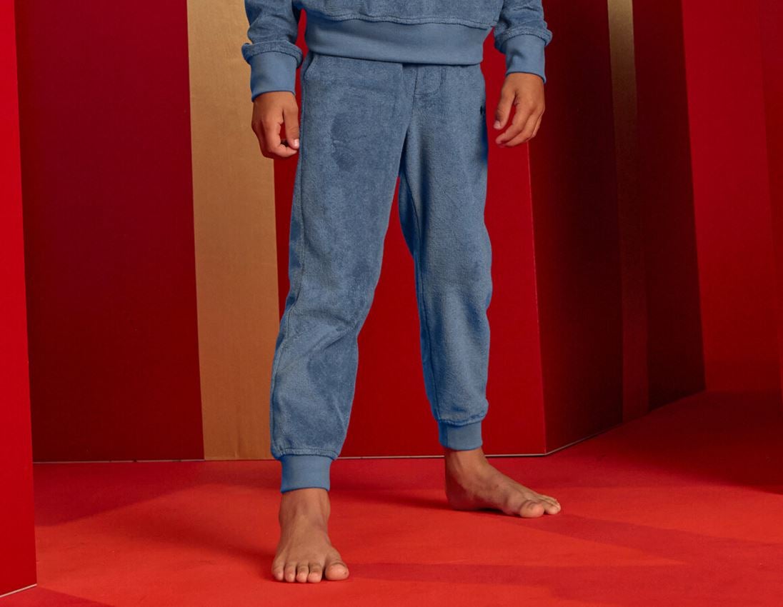 Nouveautés: e.s. Pantalon en sweat Terry, enfants + bleu nordique 1