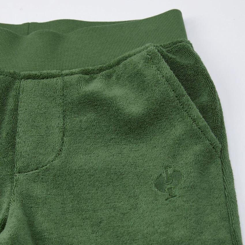 Nouveautés: e.s. Pantalon en sweat Terry, enfants + vert nordique 2
