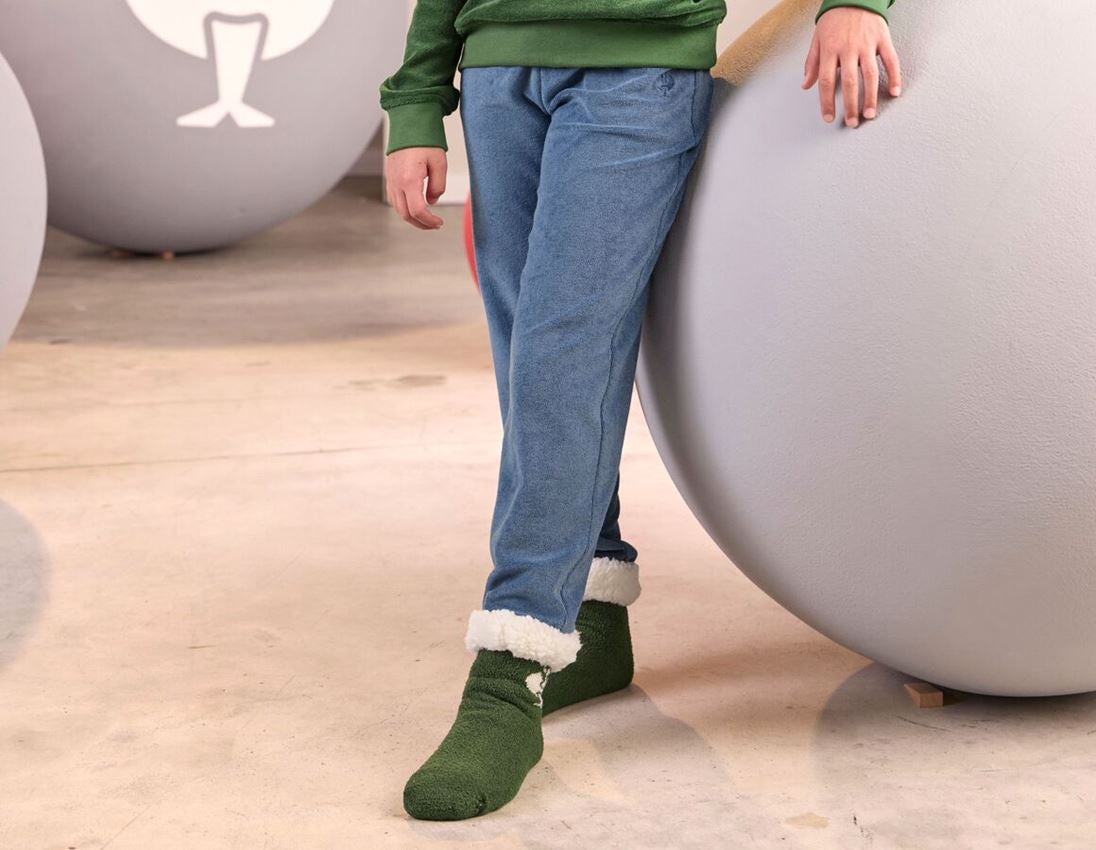Nouveautés: e.s. Pantalon en sweat Terry, enfants + bleu nordique