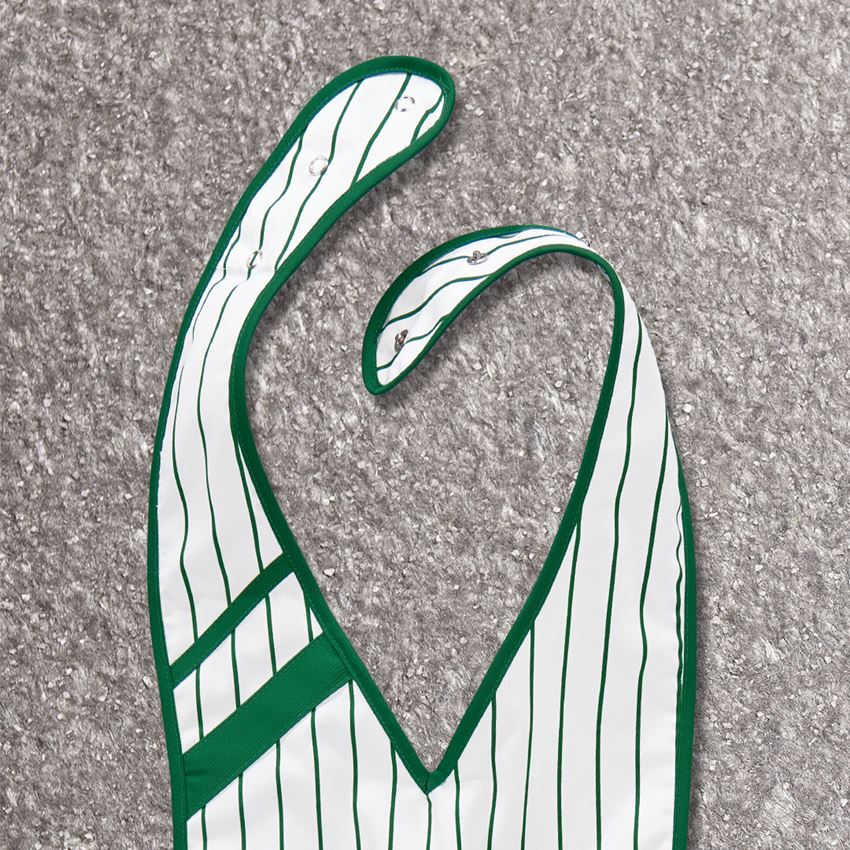 Tabliers: Tablier pour femme Ariane + blanc/vert 2