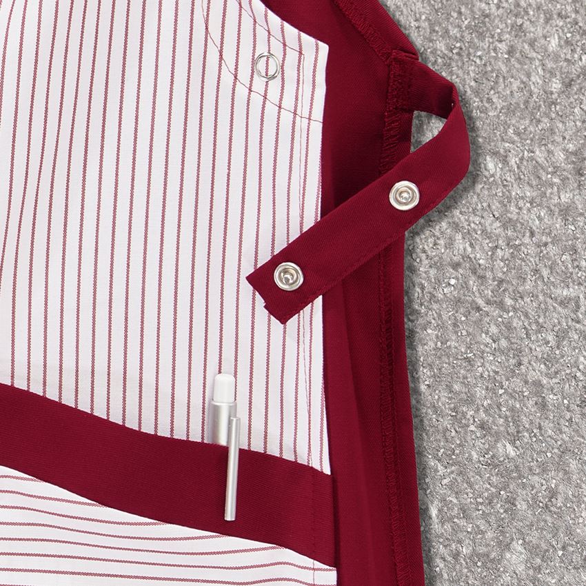 Aprons: Tabard Lydia + bordeaux/white 2