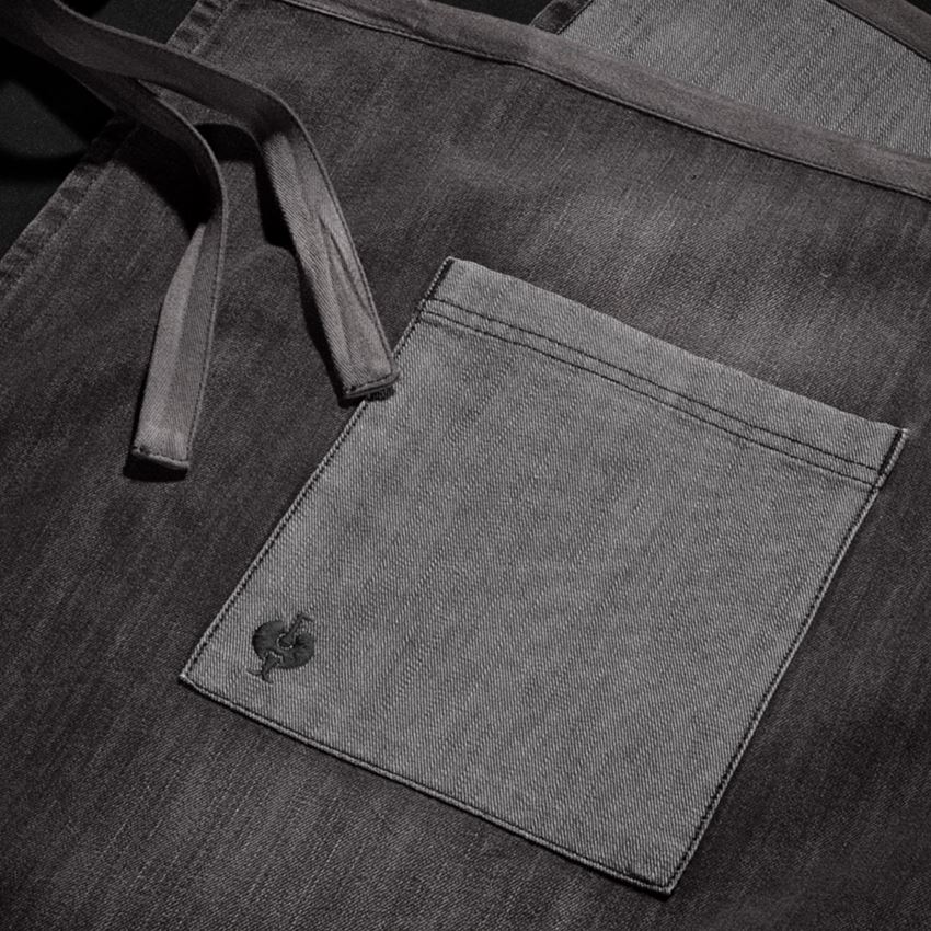 Aprons: e.s. Mid-Length Apron denim + graphitewashed 2