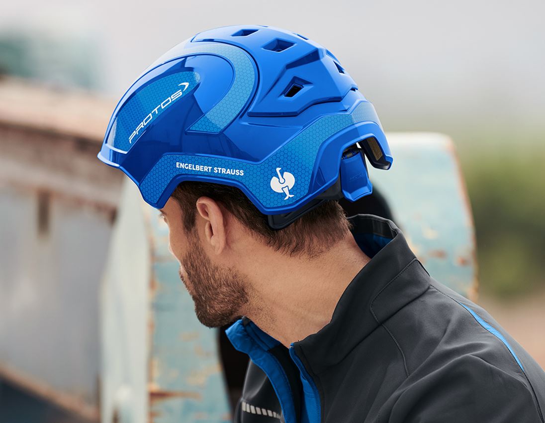 Schutzhelme: e.s. Arbeitshelm Protos® + blau/enzianblau 3