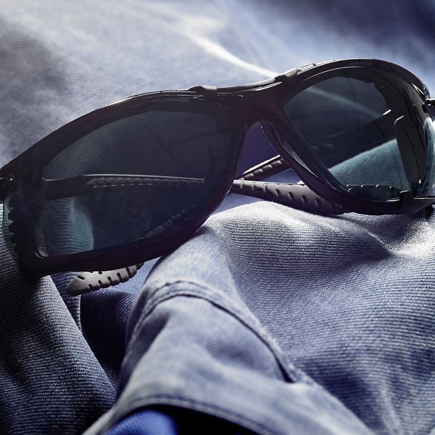 Safety Glasses: e.s. Safety glasses Soho + graphite/black 2
