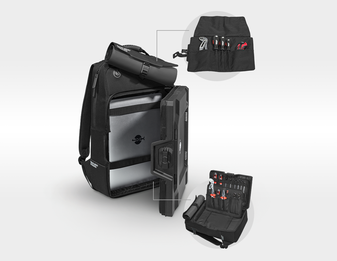 Tool bags: STRAUSSbox backpack + black 1