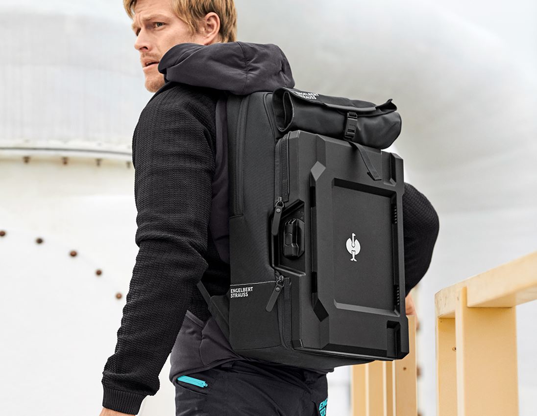 Tool bags: STRAUSSbox backpack + black