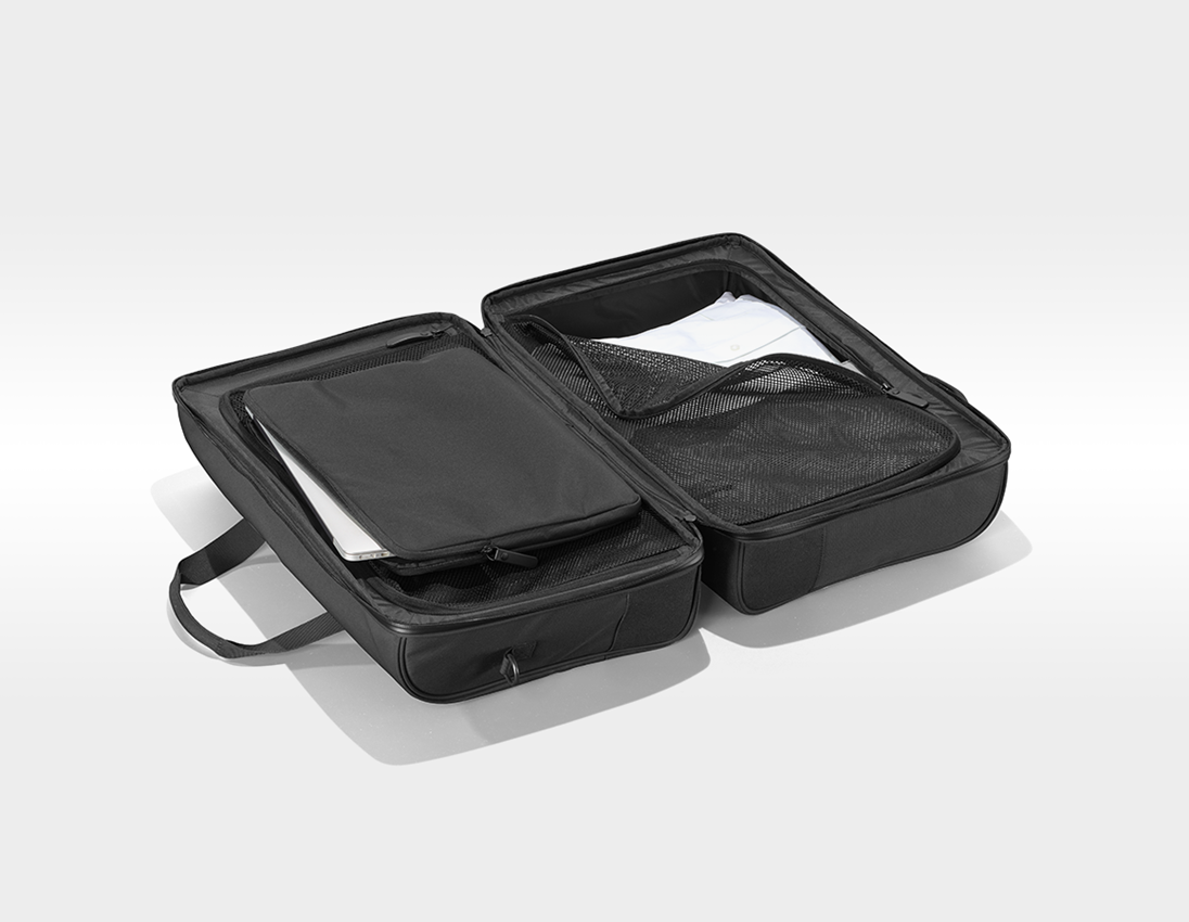 Vêtements: e.s.work&travel Sac de voyage + Washbag + noir 1