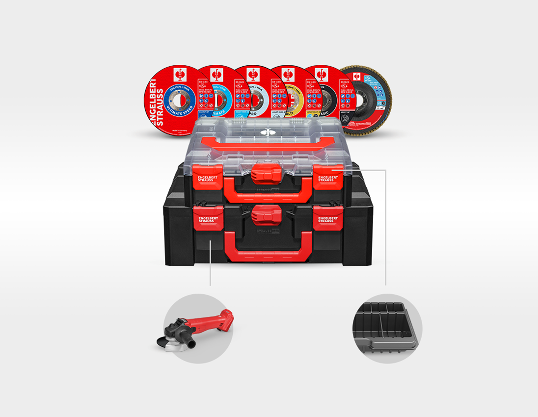 Electrical tools: COMBI-SET 24 + 18,0 V cordless angle grinder