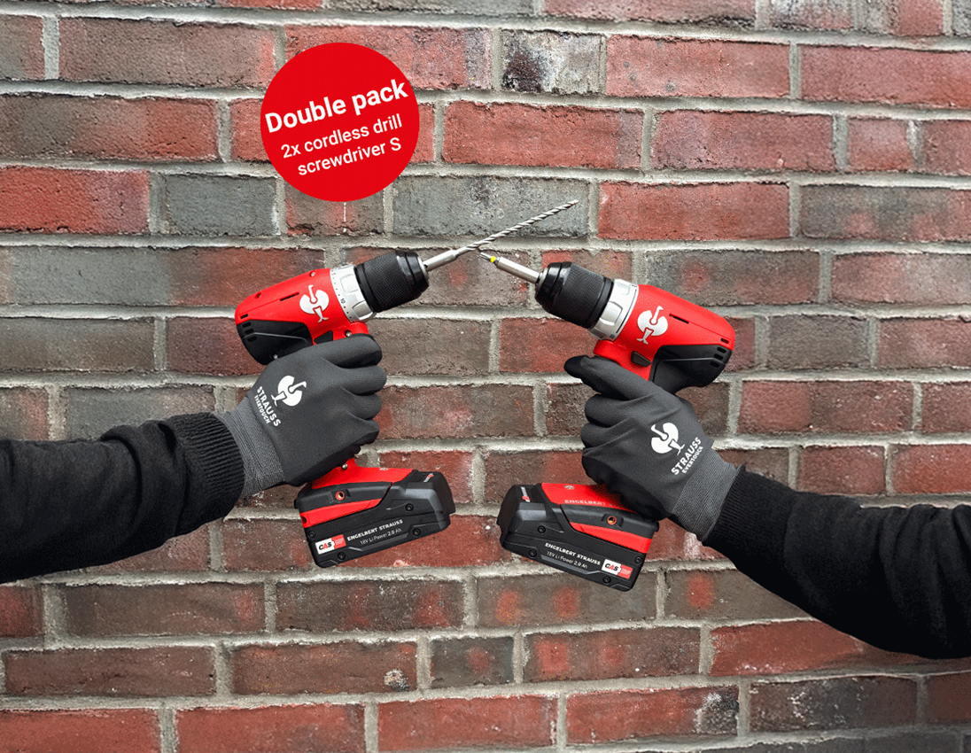 Electrical tools: 2x 18.0 V cordless drill screwdriver S