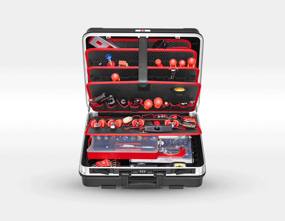 Werkzeugkoffer: Werkzeug-Set Elektro Profi inklusive Koffer