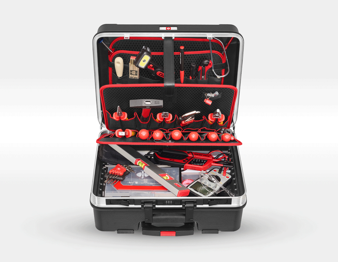 Werkzeugkoffer: Werkzeug-Set Elektro Profi inklusive Koffer