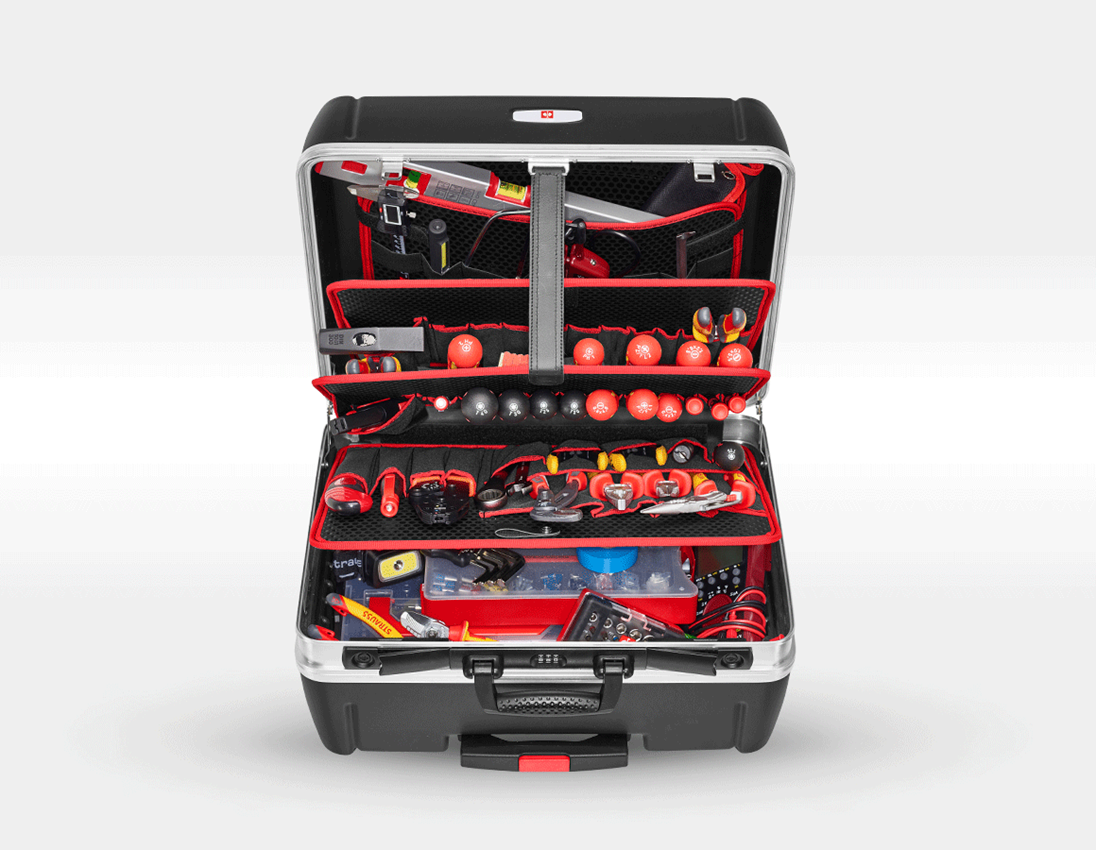 Tool Cases: Tool set Elektro Meister pro incl. tool trolley