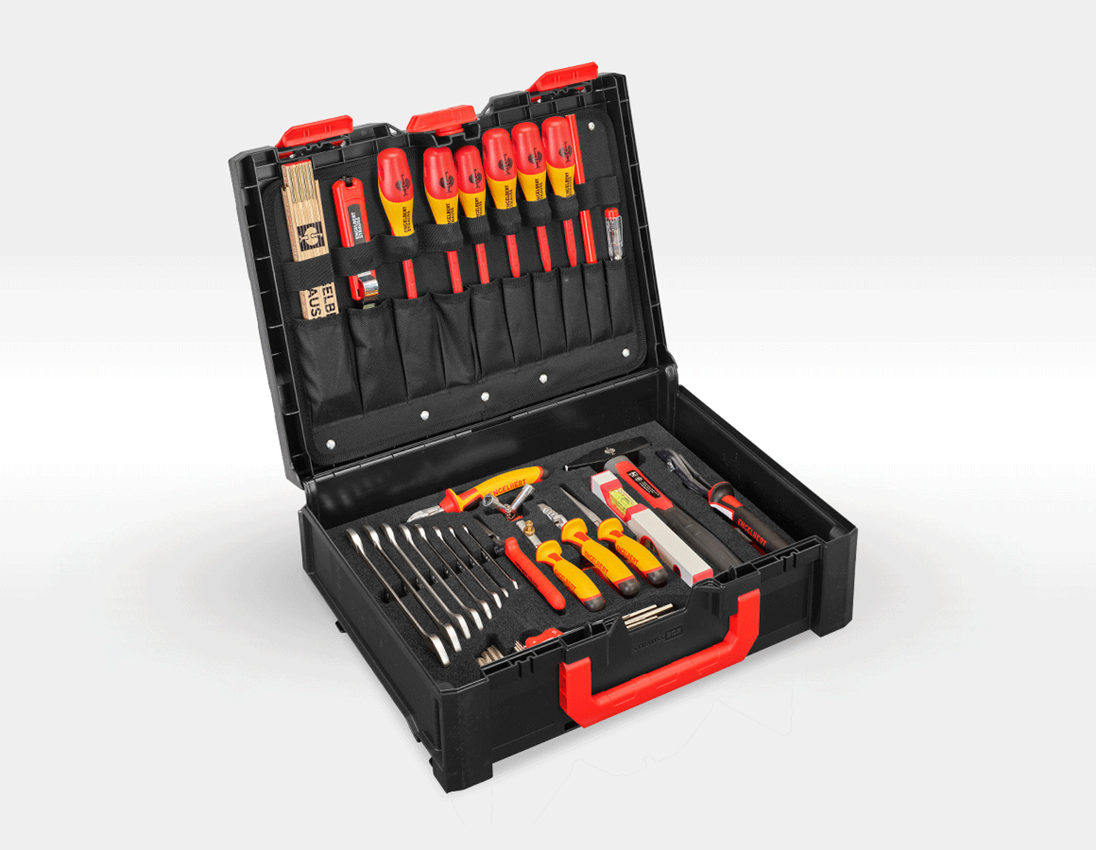 Tools: STRAUSSbox tool set 145 Electro