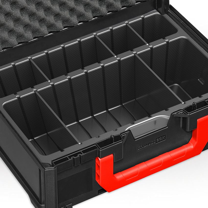 Système STRAUSSbox: Bac pour outil avec 5 séparateurs STRAUSSbox midi 2